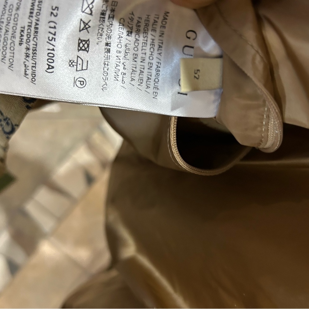 Men's Gucci GG canvas down puffer jacket size 52/extra large made in Italy - Picture 12 of 12